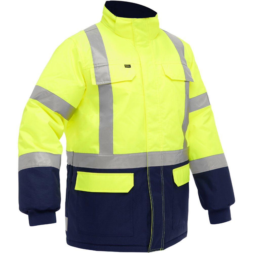 Bisley Workwear by PIP Type R Class 3/CLASS 2 X-back Jacket Navy Bottom