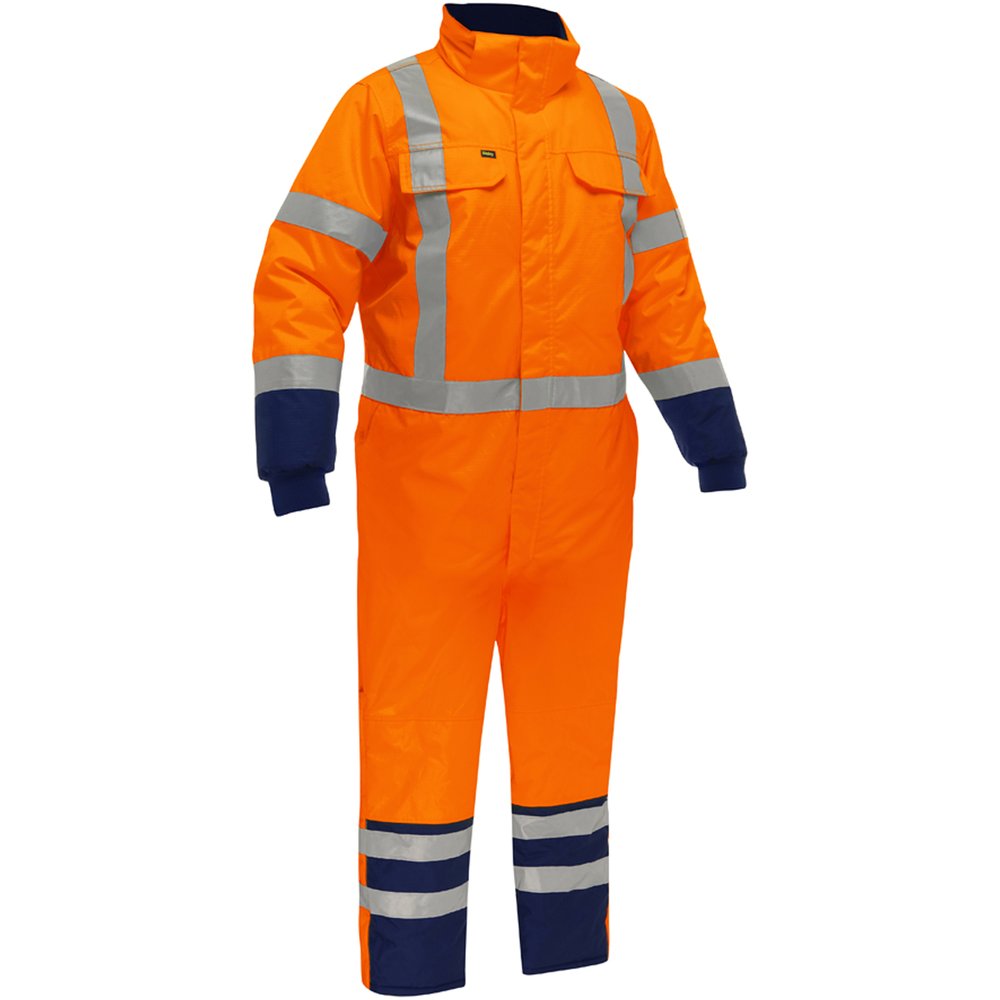 Bisley Workwear by PIP Type R CL3 Extreme Coldcoverall W/X-BACK ORG XL