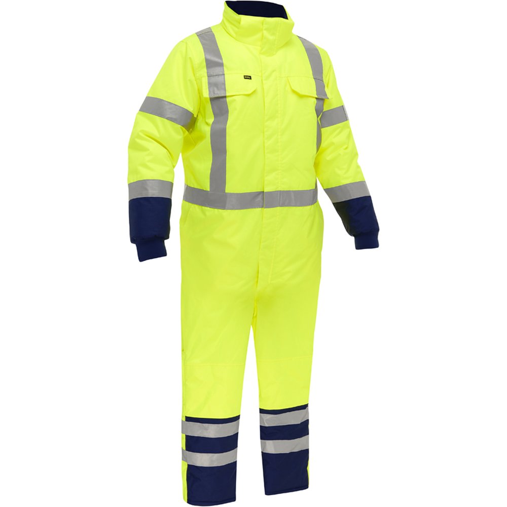 Bisley Workwear by PIP Type R CL3 Extreme Coldcoverall W/X-BACK YEL XL