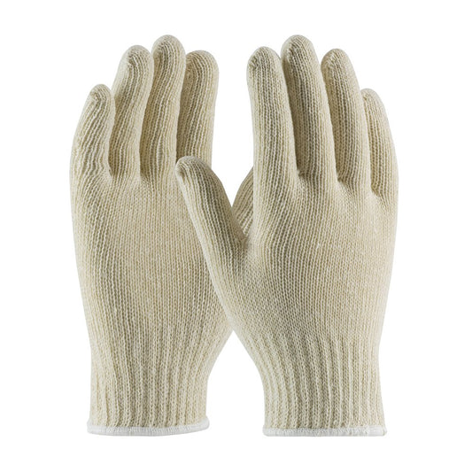 PIP MED WGT Knit COTTON/POLYESTER Glove - Natural XS, 12 Pairs/Dozen