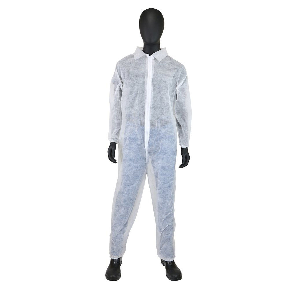 PIP SBP Coverall Elastic Wrist And Ankle, 25/Case