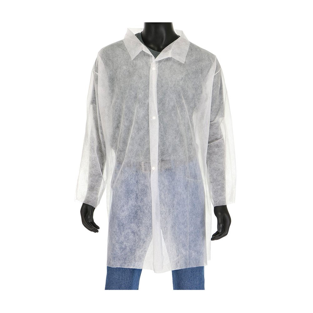PIP SBP LAB Coat NO Pocket-standard Weight, 30/Case