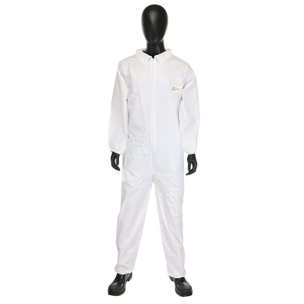 PIP Posiwear Ba-microporouscoverall Elas WR/ANK, 25/Case