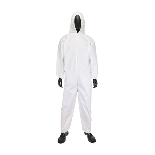PIP Posiwear Coverall W/HOOD Elastic Wrist&ankle 6X, 25/Case
