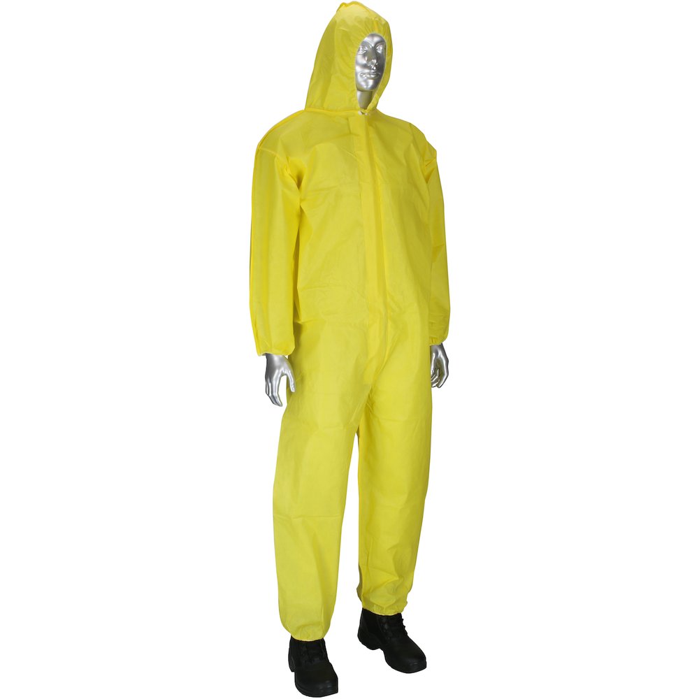 PIP Posiwearub-bound Seams Coverall Elast W A H, 25/Case