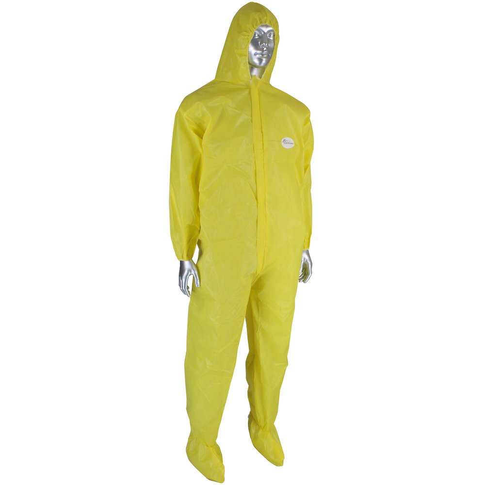 PIP Posiwearub-bound Seams Coverall Elast W A H B, 25/Case