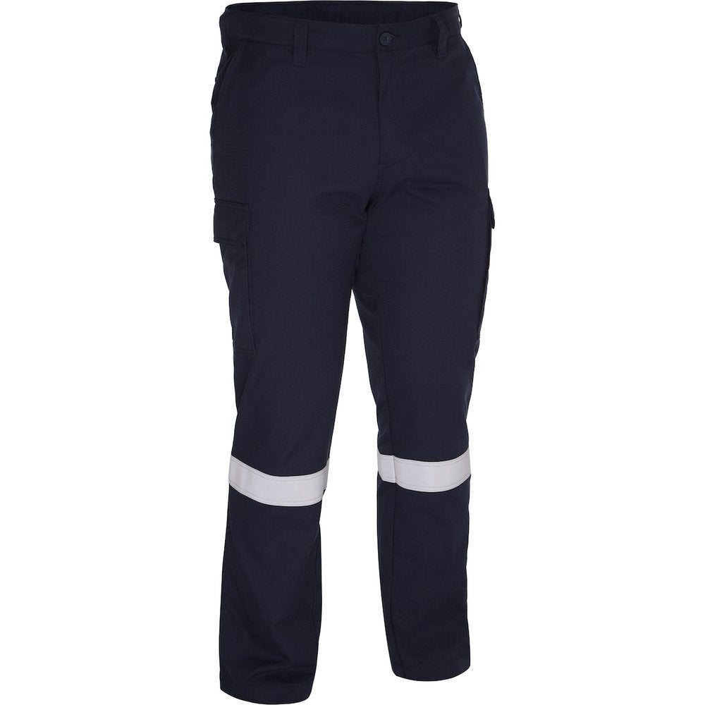 Bisley Workwear by PIP AR/FR Ripstop Taped Cargo NVY Pant-indust. Wash