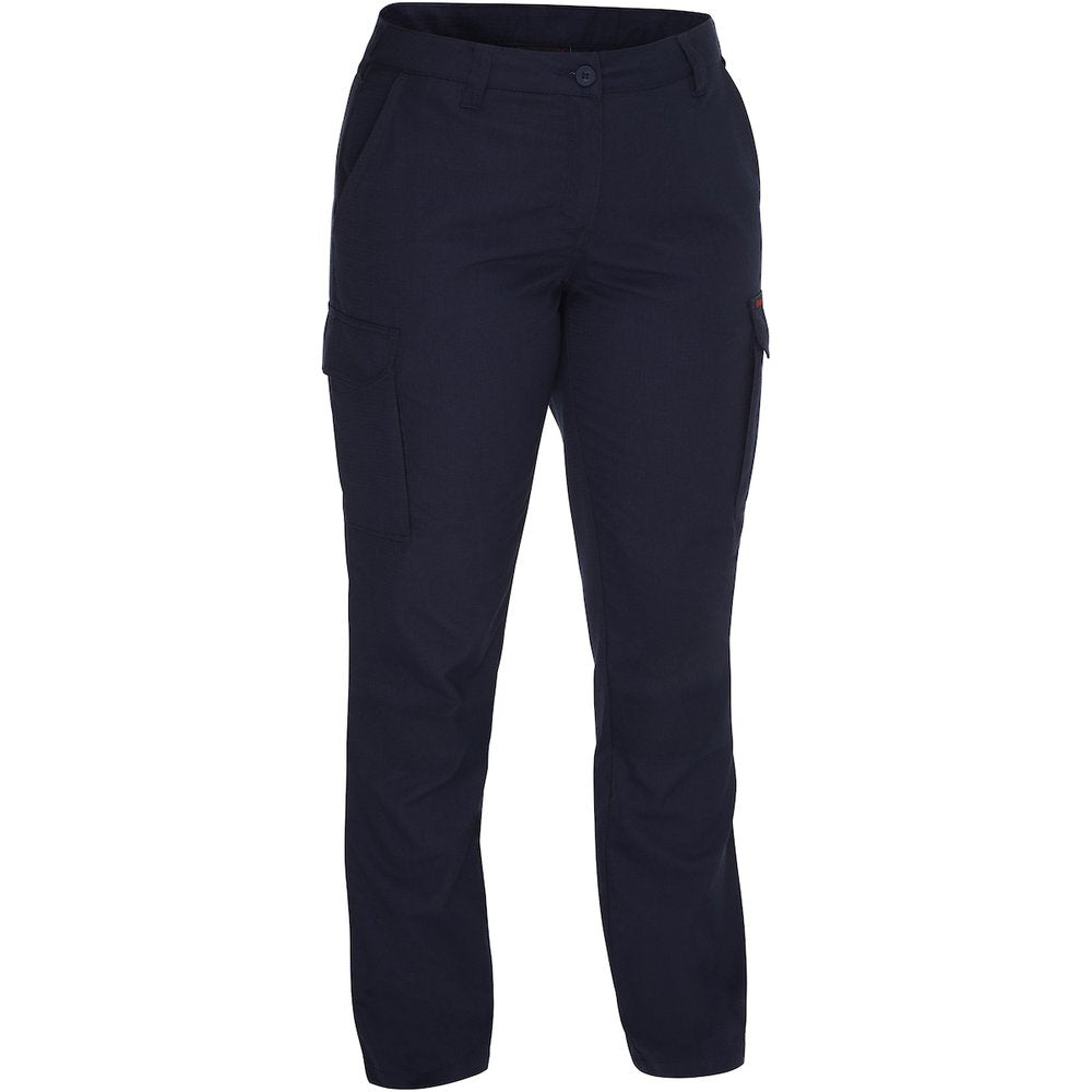 Bisley Workwear by PIP AR/FR Women's Ripstop Cargo NVY Pant 4S