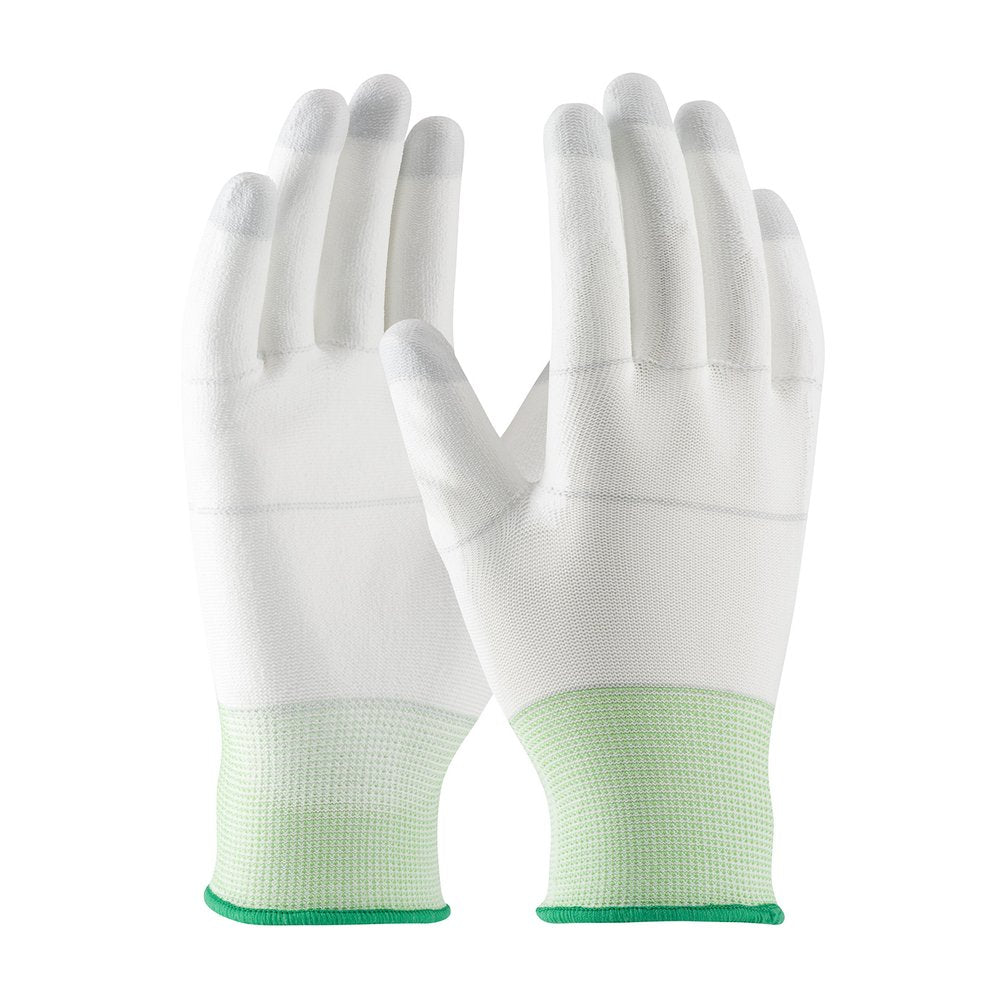 PIP Knit Nylon Clean E GLOVEW/POLYUR Grip P/F XL, 12 Pairs/Pack