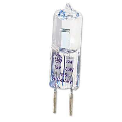 Halogen Bi-Pin T3 Light Bulb, Q35T3/12V/CL, 35 W, Clear