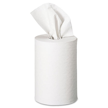 Pacific Blue Basic Recycled Paper Towel Roll, 1-Ply, 7.88" x 350 ft, White, 12 Rolls/Carton