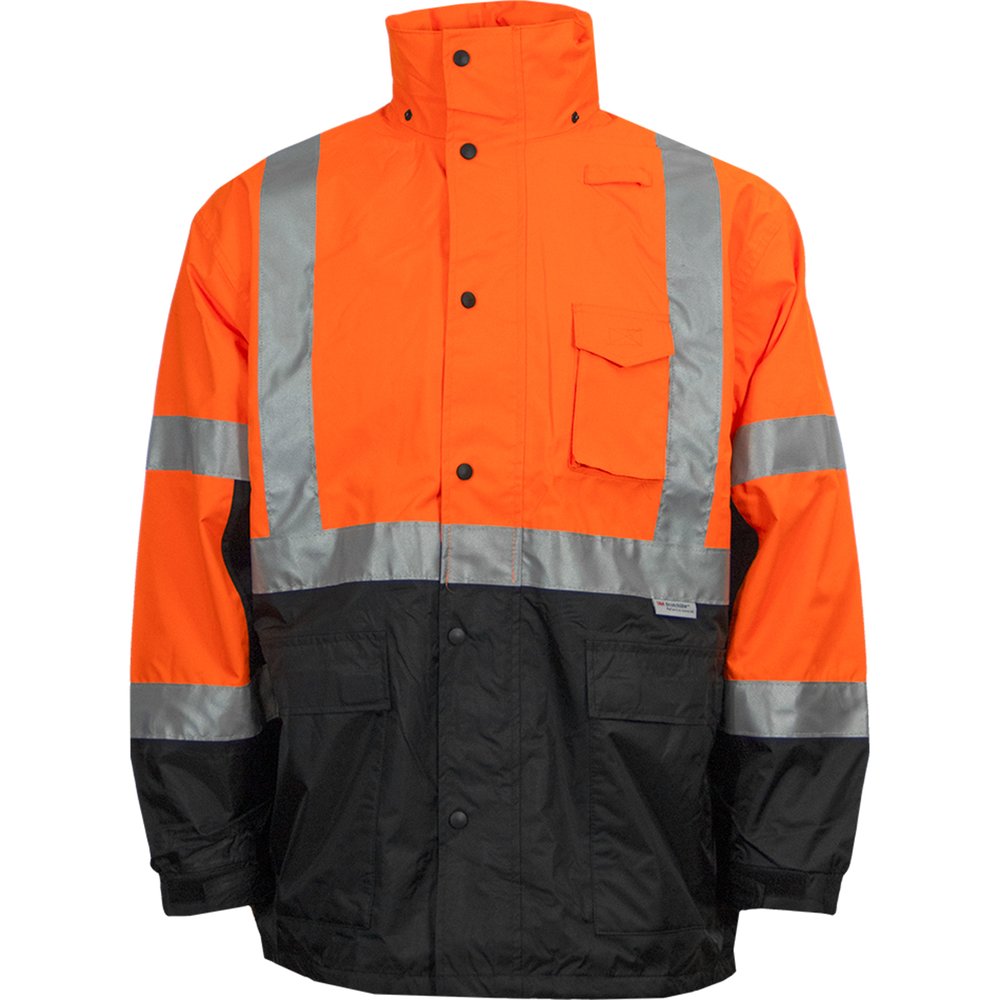 Reflective Apparel by PIP ANSI Type R CL3 2-TONE Wproof Parka