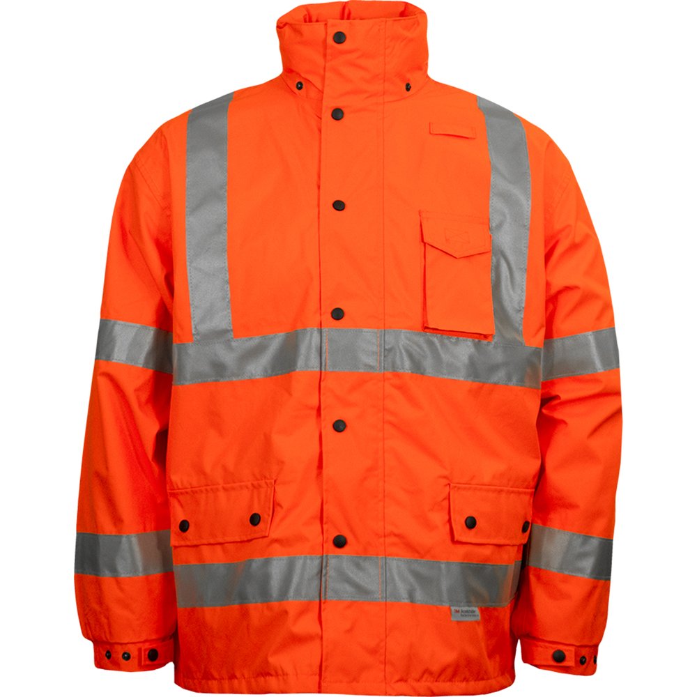 Reflective Apparel by PIP ANSI Type R CL3 2-TONE Wproof Parka