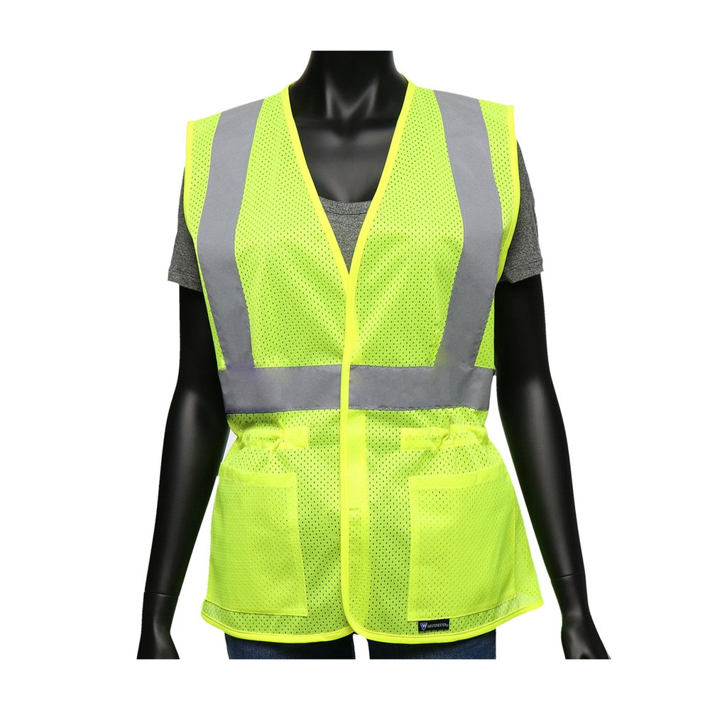 PIP ANSI Type R CL2 Women'svest W/ADJ Waist LXL