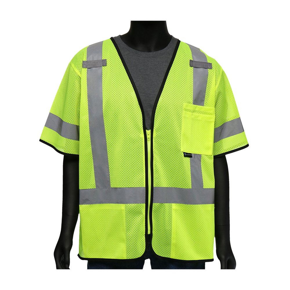 PIP ANSI Type R CL3 3 Pocketzipper Mesh Vest
