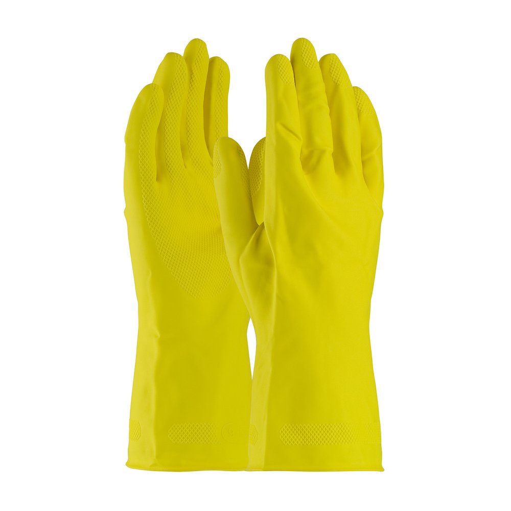 PIP Unsupp Latex Indust Flock Diamond GRP-21 MIL XL, 12 Pairs/Dozen