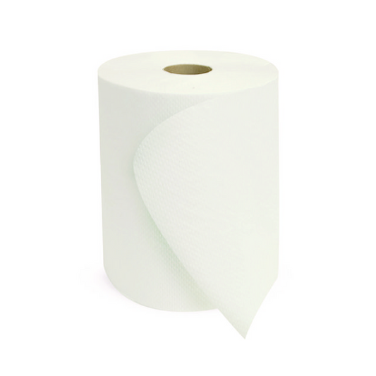 Boardwalk Green Universal Roll Towels - Natural White, 1-Ply, 8" x 800 ft, 6 Rolls/Carton, 55 Cartons/Pallet