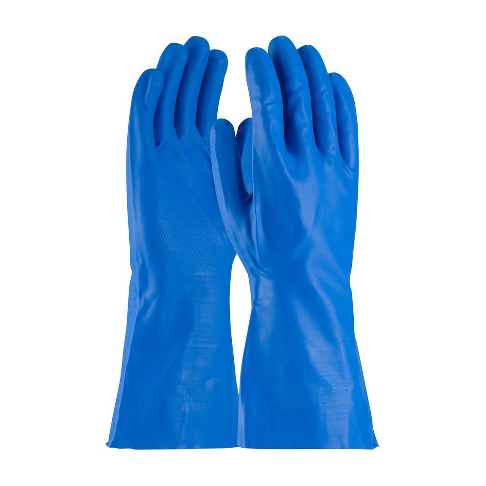 PIP Unsupport Nitrile Flock Diamond GRIP-15 MIL 2X, 12 Pairs/Pack