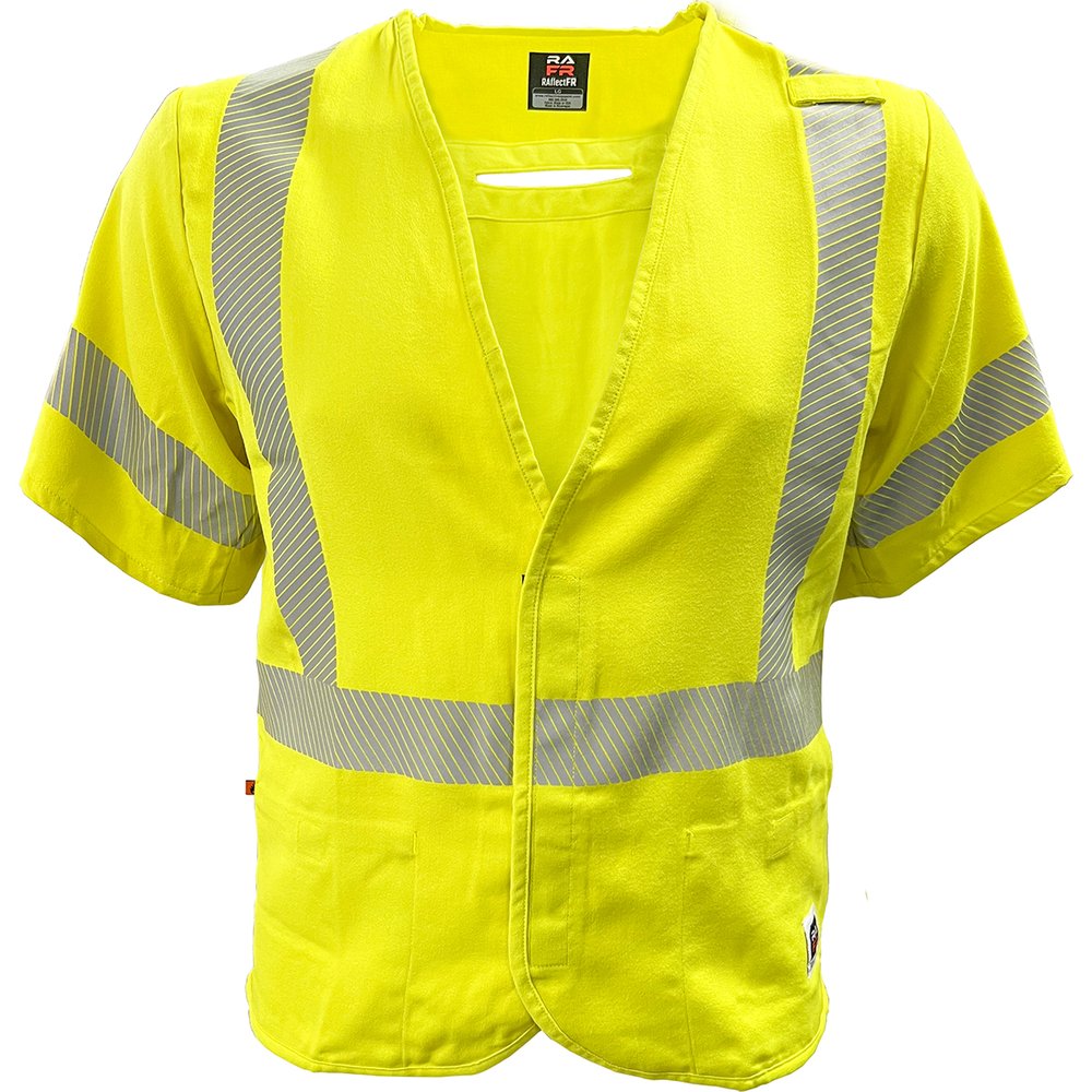 Reflective Apparel by PIP AR/FR Vest ANSI Type R CL3 W/SEG. Tape D Ring XL
