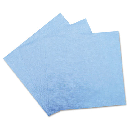 DuPont Sontara EC Engineered Cloths, 12 x 12, Blue, 100/Pack, 10 Packs/Carton
