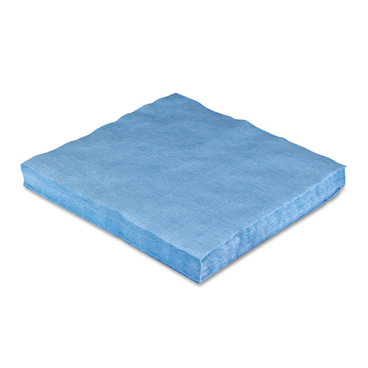DuPont Sontara EC Engineered Cloths, 12 x 12, Blue, 100/Pack, 10 Packs/Carton