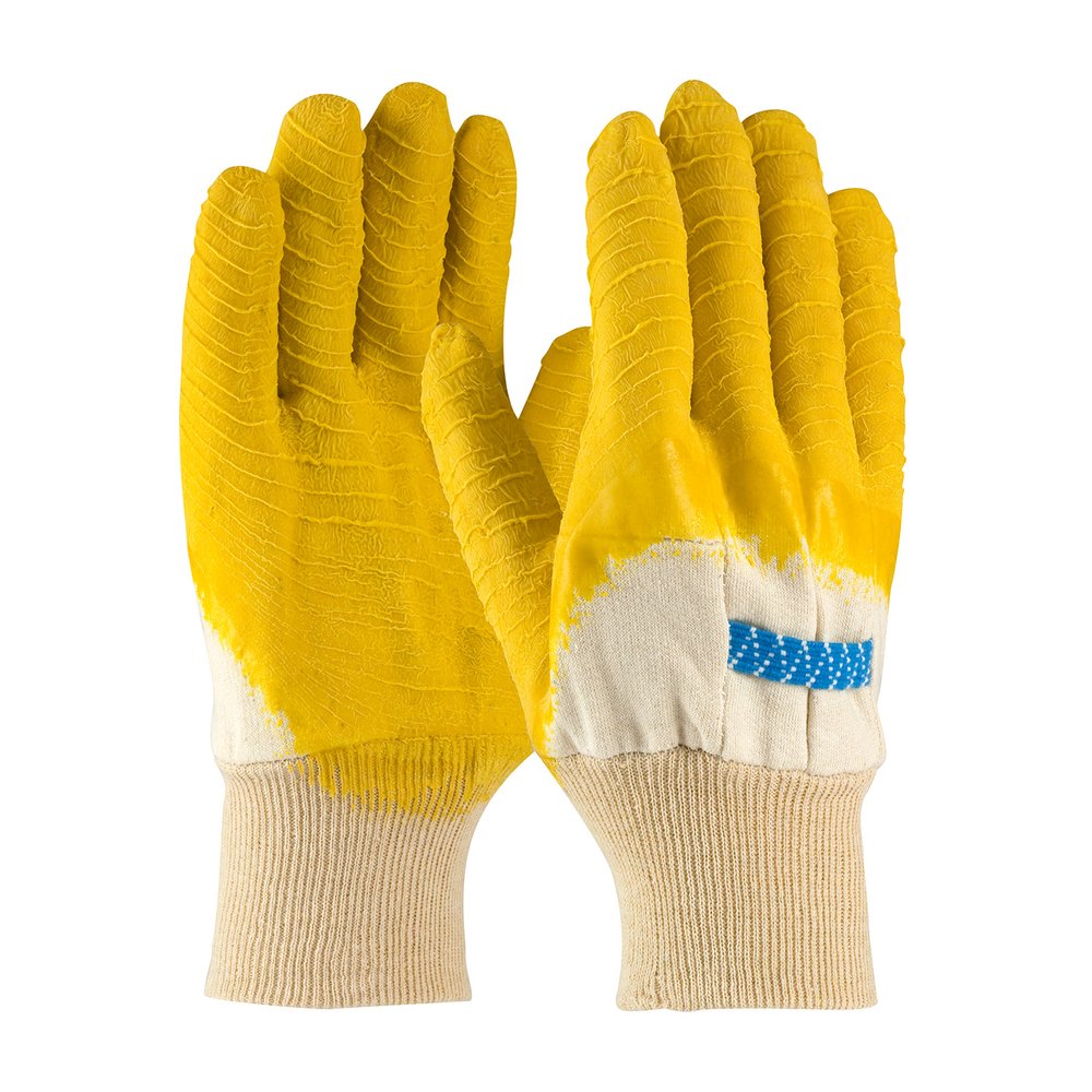 PIP Latex Glove Jersey CRINKLEP/F/K Knit Wrist, 12 Pairs/Pack