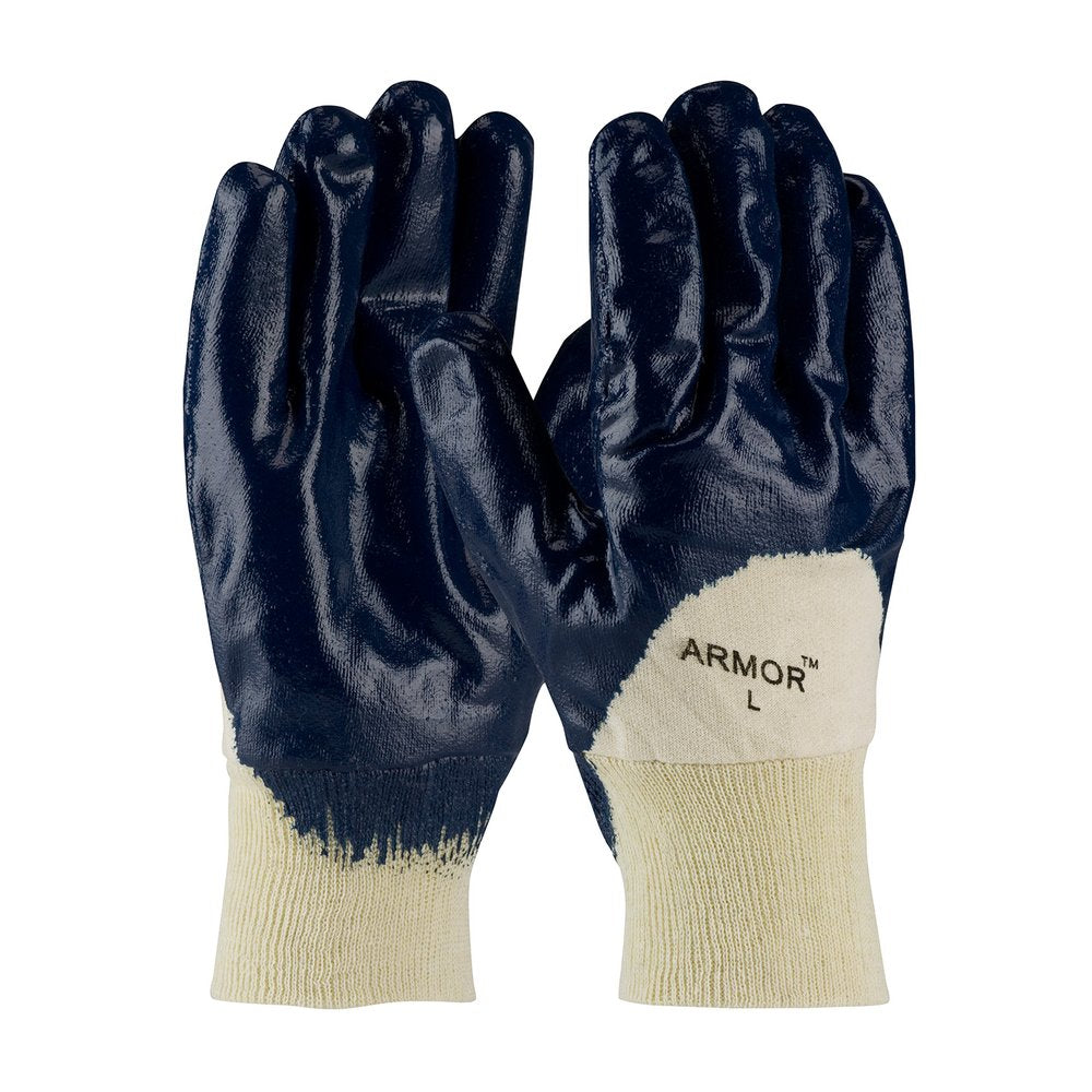 PIP Nitrile DIP Glove Jerseyliner P/F/K Knit L, 12 Pairs/Pack