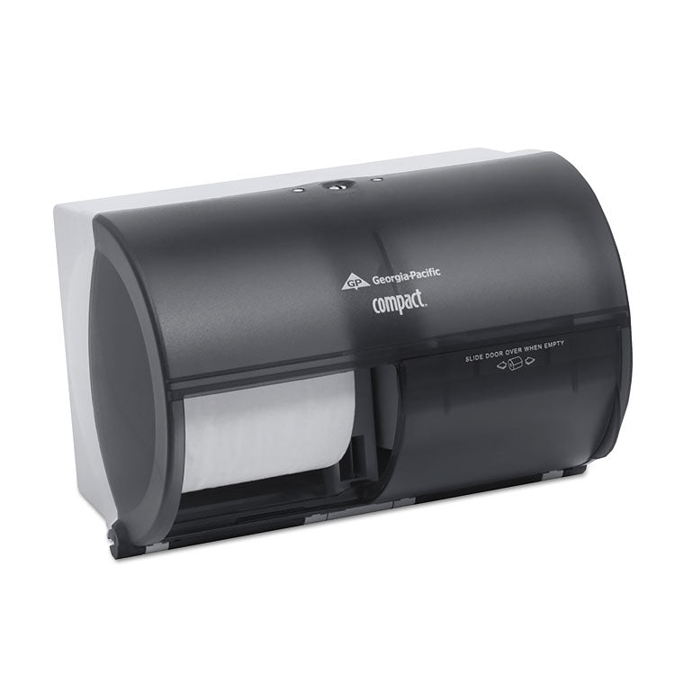 Compact Tissue Dispenser and Angel Soft ps Tissue Start Kit, 10.13 x 6.75 x 7.13, Translucent Smoke