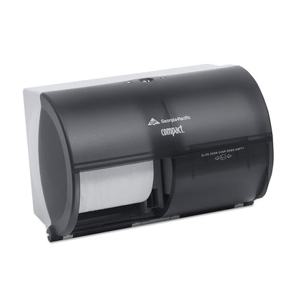 Compact Tissue Dispenser and Angel Soft ps Tissue Start Kit, 10.13 x 6.75 x 7.13, Translucent Smoke