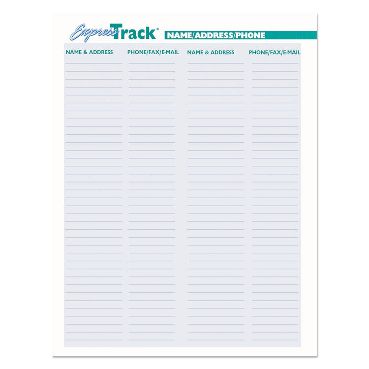 Express Track Recycled Weekly Appointment Book/Monthly Planner, 8 x 5, Black Cover, 13-Month: Jan 2026 to Jan 2027