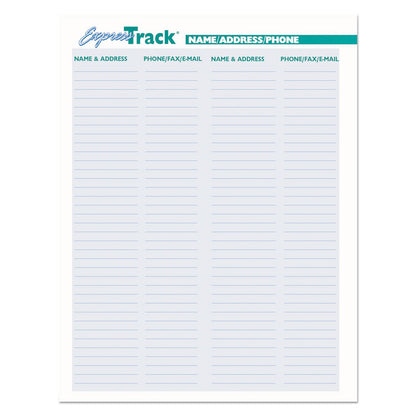 Express Track Recycled Weekly Appointment Book/Monthly Planner, 8 x 5, Black Cover, 13-Month: Jan 2026 to Jan 2027