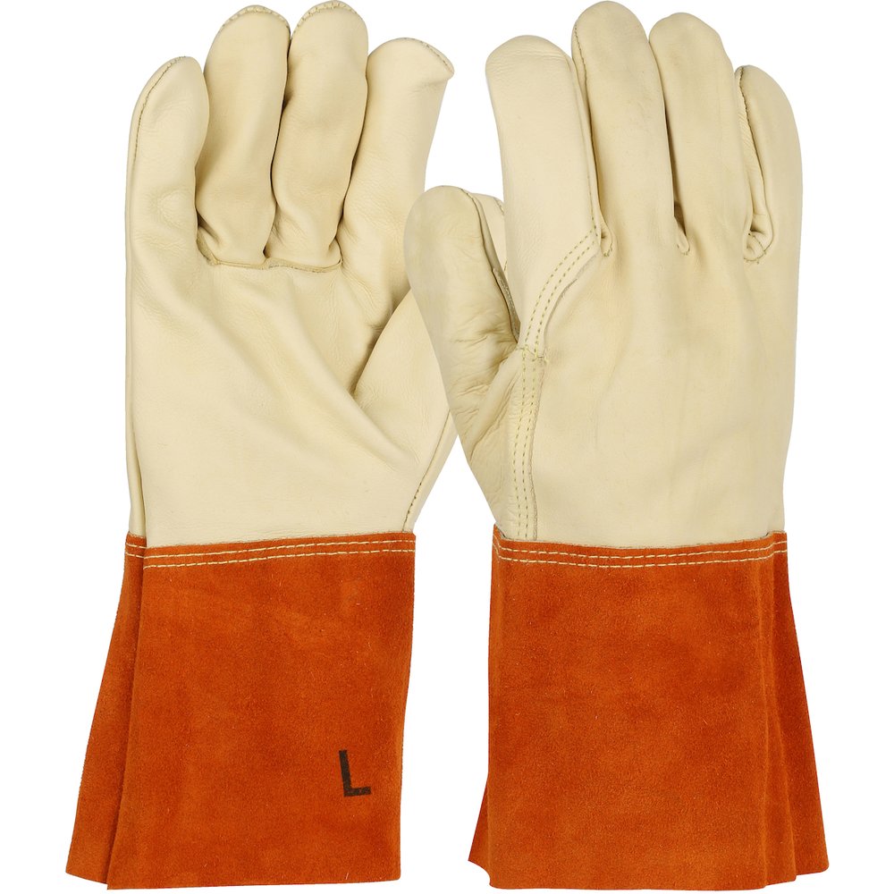 PIP Premium Top Grain Cowhide Welder Gloves, 12 Pairs/Dozen