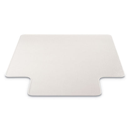 RollaMat Frequent Use Chair Mat for Medium Pile Carpet, Rectangular with Lip, Beveled Edges, 36" x 48", Clear, Ships Flat