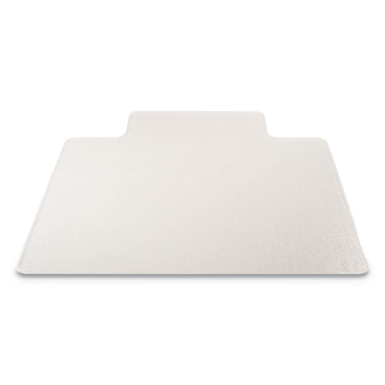 RollaMat Frequent Use Chair Mat for Medium Pile Carpet, Rectangular with Lip, Beveled Edges, 36" x 48", Clear, Ships Flat