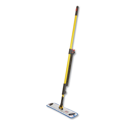 Pulse Microfiber Spray Mop System, 17" Microfiber Head, 52" Yellow Plastic Handle