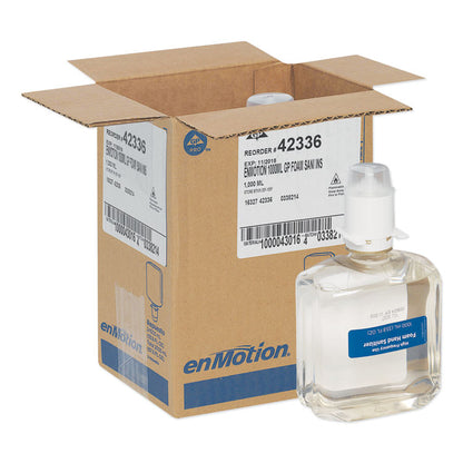 GP enMotion High-Frequency-Use Foam Sanitizer Dispenser Refill, 1,000 mL, Fragrance-Free, 2/Carton