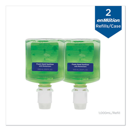 GP enMotion Gen2 Moisturizing Foam Hand Sanitizer Dispenser Refill, 1,000 mL, Fragrance-Free, 2/Carton