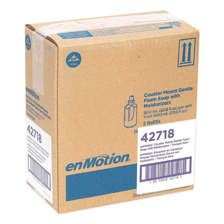 GP enMotion Counter Mount Foam Soap Refill, Tranquil Aloe Scent, 1,800 mL, 2/Carton