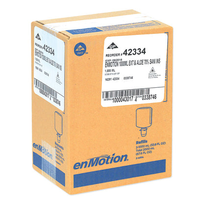 GP enMotion Gen2 Moisturizing Foam Hand Sanitizer Dispenser Refill, 1,000 mL, Fragrance-Free, 2/Carton