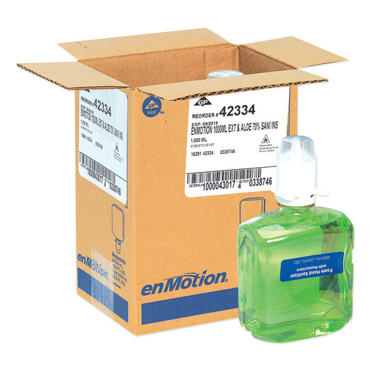 GP enMotion Gen2 Moisturizing Foam Hand Sanitizer Dispenser Refill, 1,000 mL, Fragrance-Free (Each)