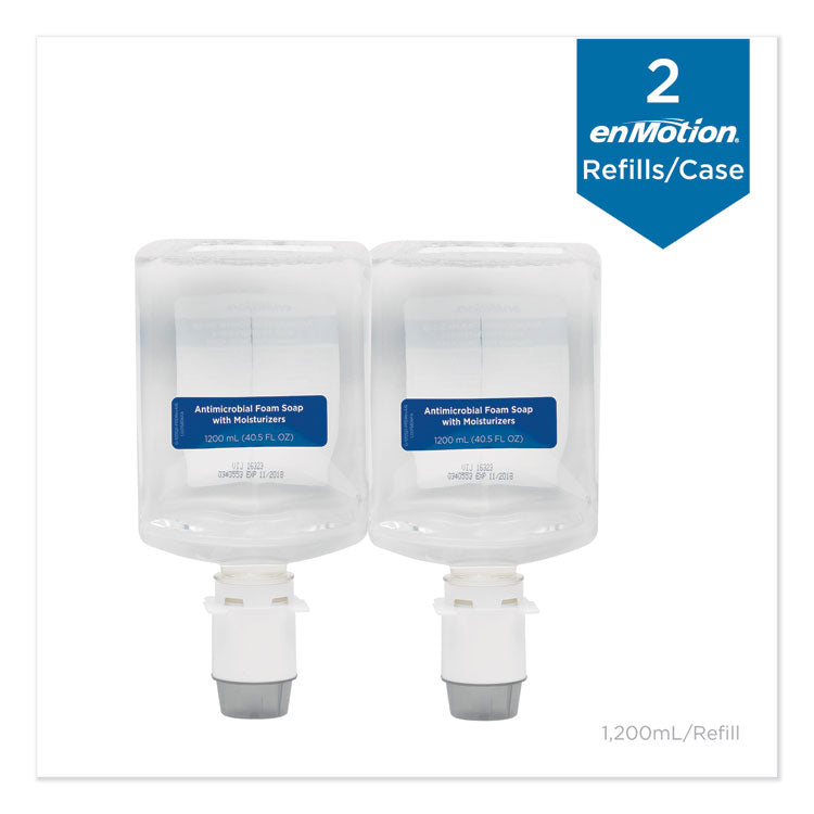 GP enMotion Automated Touchless Antimicrobial Foam Soap Refill, Unscented, 1,200 mL, 2/Carton