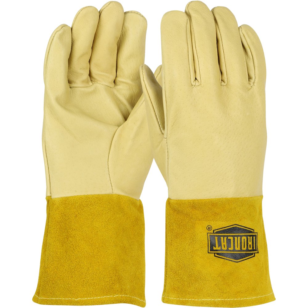 PIP Heavyweight Top Grain Pigskin MIG Welding Glove, 72 Pairs/Case