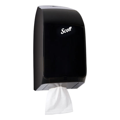 Hygienic Bathroom Tissue Dispenser, 7 x 5.73 x 13.34, Black