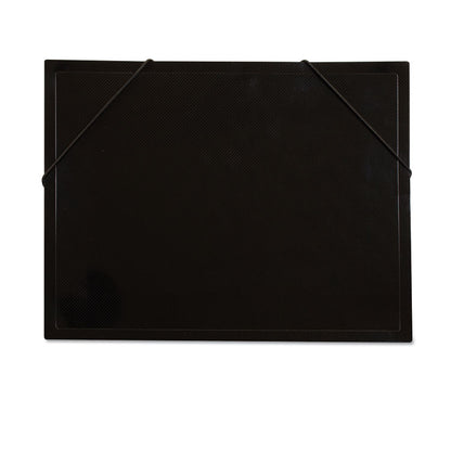 Rainbow Document Sorter/Case, 5" Expansion, 5 Sections, Elastic Cord Closure, Letter Size, Black/Multicolor
