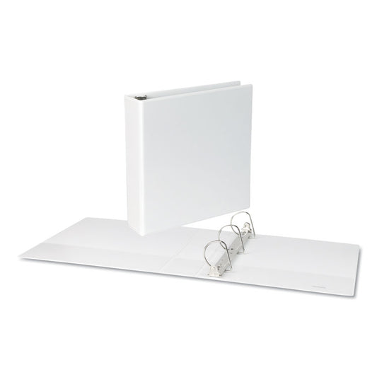 Slant D-Ring View Binder, 3 Rings, 2" Capacity, 11 x 8.5, White (Each)