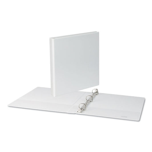 Slant D-Ring View Binder, 3 Rings, 1" Capacity, 11 x 8.5, White (Each)