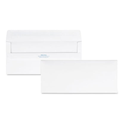 Redi-Seal Envelope, #10, Commercial Flap, Redi-Seal Adhesive Closure, 4.13 x 9.5, White, 500/Box