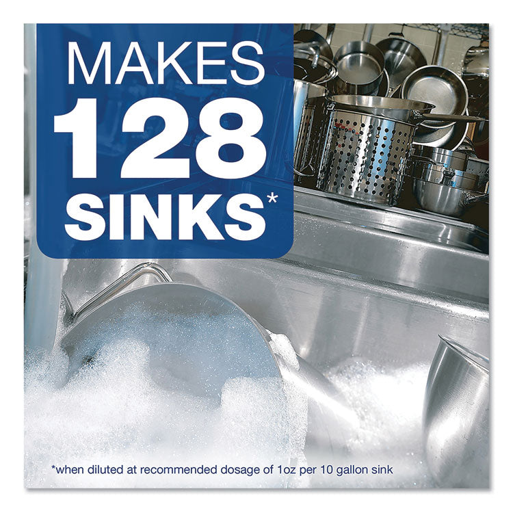 Manual Pot/Pan Dish Detergent, Lemon Scent, 1 gal Bottle, 4/Carton