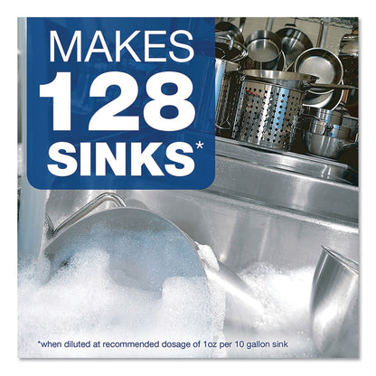 Manual Pot/Pan Dish Detergent, Lemon Scent, 1 gal Bottle, 4/Carton