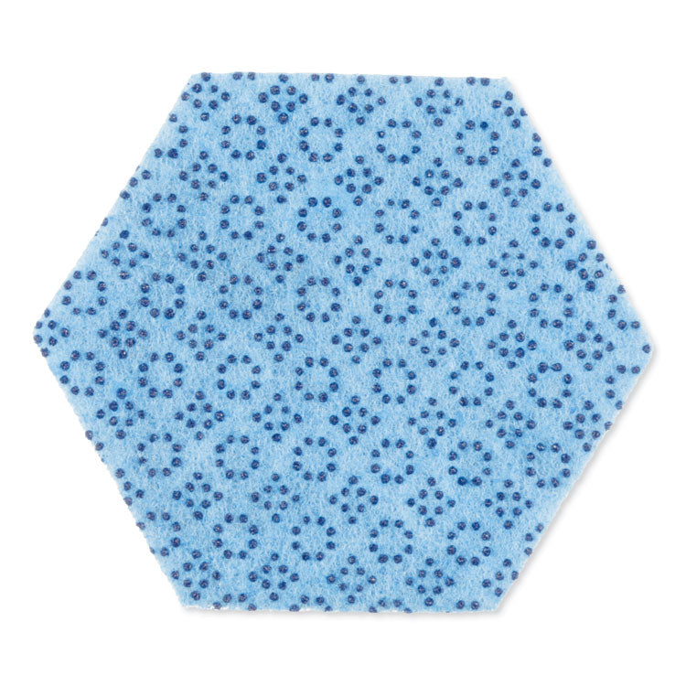 Low Scratch Scour Pad 2000HEX, 5.75 x 5, Blue, 15/Carton